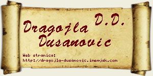 Dragojla Dušanović vizit kartica